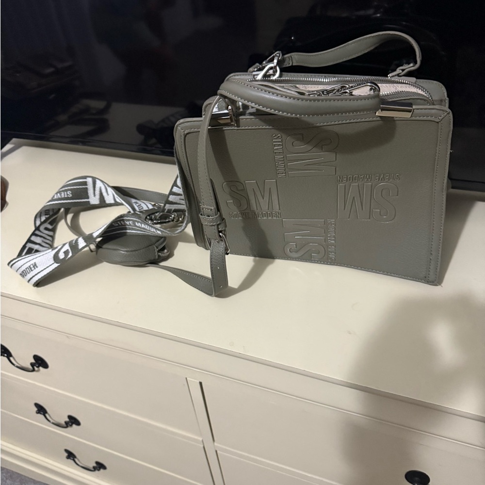 Steve Madden Gray Crossbody Bag